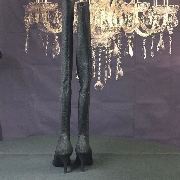 I.n.c.  Briella Sock Over-The-Knee Boots 5.5 - Picture 3 of 8